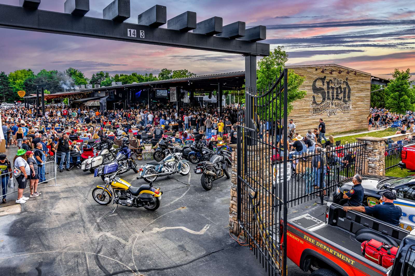 The Shed Smokehouse and Juke Joint concert venue in Maryville Tennessee